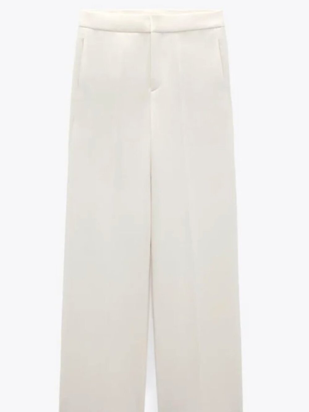 Zara Pantsuit Trousers Size Small Off White